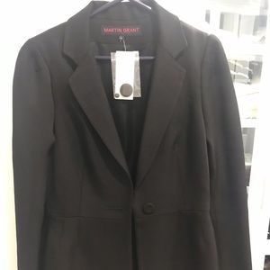 Black Basque MARTIN Grant Women’s Blazer Large